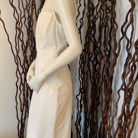 New Stunning Cache White Elegant Evening Dress - Picture 7 of 14